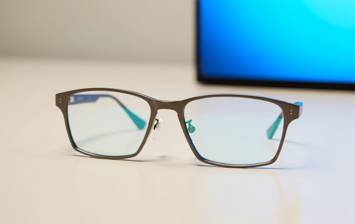 Brille auf hellem Untergrund